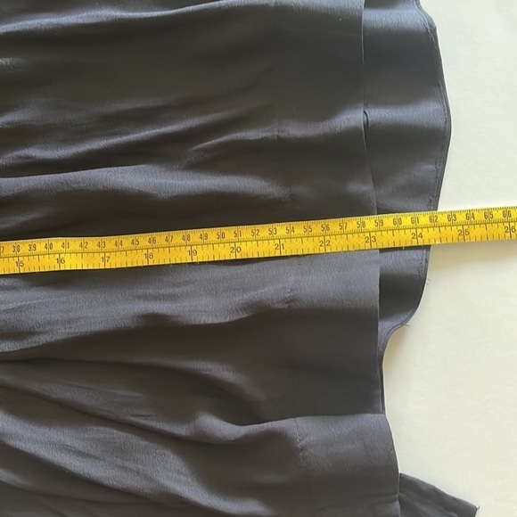 Free People Women's Pintucked Ruffled High Low Tunic,Black,V-Neck,Flowy,Size XS - Picture 11 of 11